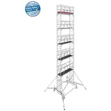 Krause 774095 FahrGerüst Aluminium Rollgerüst fahrbar Arbeitshöhe (max.): 12.50m Silber 343kg