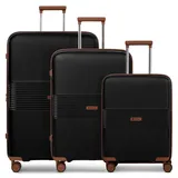 farmhood Eco Edition 02 Koffer-Set 3-tlg. schwarz