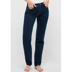 Slim-fit-Jeans ANGELS "DOLLY", Damen, Gr. 36, Länge 28, blau (schwarz indigo), Denim/Jeans, Obermaterial: 92% Baumwolle, 8% Elasthan, casual, straight fit, Jeans