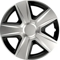 ZentimeX Z744915 Radkappen Radzierblenden universal 16 Zoll Silver-Black