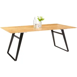 Musterring Esstisch 100 x 76 x 220 cm schwarz