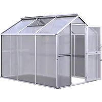 KGT Galant Gewächshaus Aluminium grau HKP 6 mm 6,65