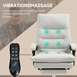 Vinsetto Mikrofaser Weiß