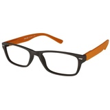 I NEED YOU Lesebrille Feeling, +3.00 Dioptrien, braun-orange