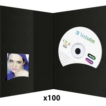 Daiber Passbildmappen A4 Schwarz 100 St.