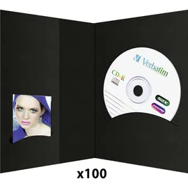 Daiber Passbildmappen A4 Schwarz 100 St.