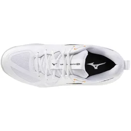 Mizuno Wave Momentum Pro Volleyballschuhe 21 - white/black/frozen emerald 42,5