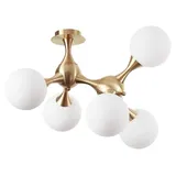 Ideal Lux Nodi 5-flammig kugelförmig Messing