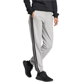 adidas Essentials 3-Stripes French Terry Cuffed Jogginghose Medium Grey Heather/Black XXS