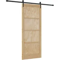 Maison Exclusive - Schiebetür Orkdal Natur 86 X 211 Cm Massives K