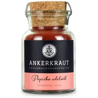 Ankerkraut Paprika edelsüß, Paprika Gewürz, rot, gemahlen 70g im Korkenglas