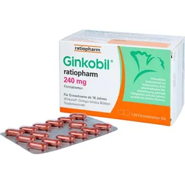 Ratiopharm Ginkobil ratiopharm 240 mg Filmtabletten 120 St.