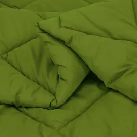 vidaXL Sommerdecke Grün 220 x 135 cm Mikrofaser