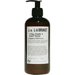 L:A Bruket 104 Hand & Body Wash Bergamot/Patchouli 450ml