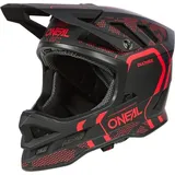 O'Neal Oneal Blade Polyacrylite Strike - Matt Schwarz/Neon-Rot / M