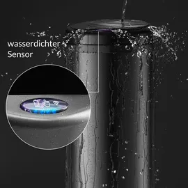 monzana Sensor Mülleimer schwarz 30L