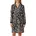 Kleid Blusenkleid Animal-Print Schwarz/Mehrfarbig 40