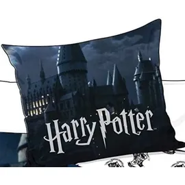 HARRY POTTER - Glow in the Dark, - Leuchtet im Dunkeln - Bettwäsche-Set mit Wendemotiv, 135x200 & 80x80 - Schwarz