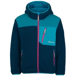 TROLLKIDS Sandvika Turnover Jacke Bright Berry/Dark Turquoise 140