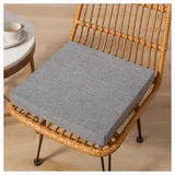 uyeoco Quadrat Sitzerhöhung Sitzkissen dick 5cm Stuhlkissen Aufstehhilfe Bodenkissen, Waschba Stuhlkissen mit Reißverschluss, (Color : #1, Size : 40x40x5cm Thick)