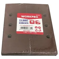 WorkPro WP407202 Schleifpapier mit Klett (L x B) 140