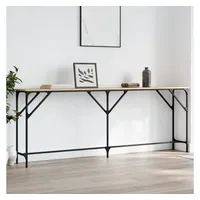 VidaXL Konsolentisch Sonoma-Eiche 200x29x75 cm Holzwerkstoff