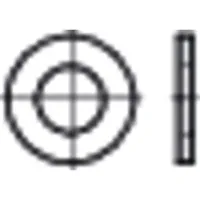 Industrial Quality Supplies ISO 7091 Flache Scheiben Stahl 16