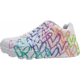 SKECHERS Uno Lite Kinder Weiß/Mehrfarbig 35