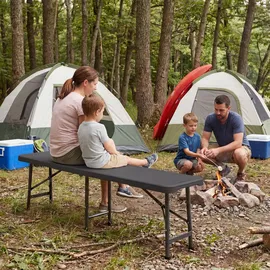 Tectake Campingbank Panja Grau