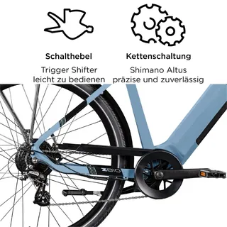 Zündapp Z810 2023 28 Zoll RH 52 cm Herren brillantblau