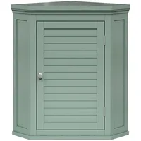 Teamson Home Hängeschrank, Grün, Holzwerkstoff, 57.2x61x38.1 cm, Badezimmer, Badezimmerschränke,