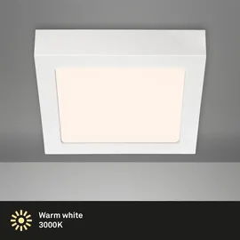 Briloner Leuchten GmbH & Co. KG GLOBO LED-Deckenleuchte 12W eckig weiß