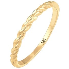 Elli Ring Damen Band Basic Geo Twisted Gedreht, 0609280417«,