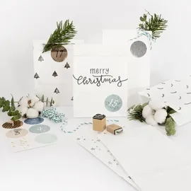 Folia Adventskalender Geschenktüten-Set