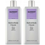 Marbert Bath & Body Classic Shower Gel, 2 x 400 ml