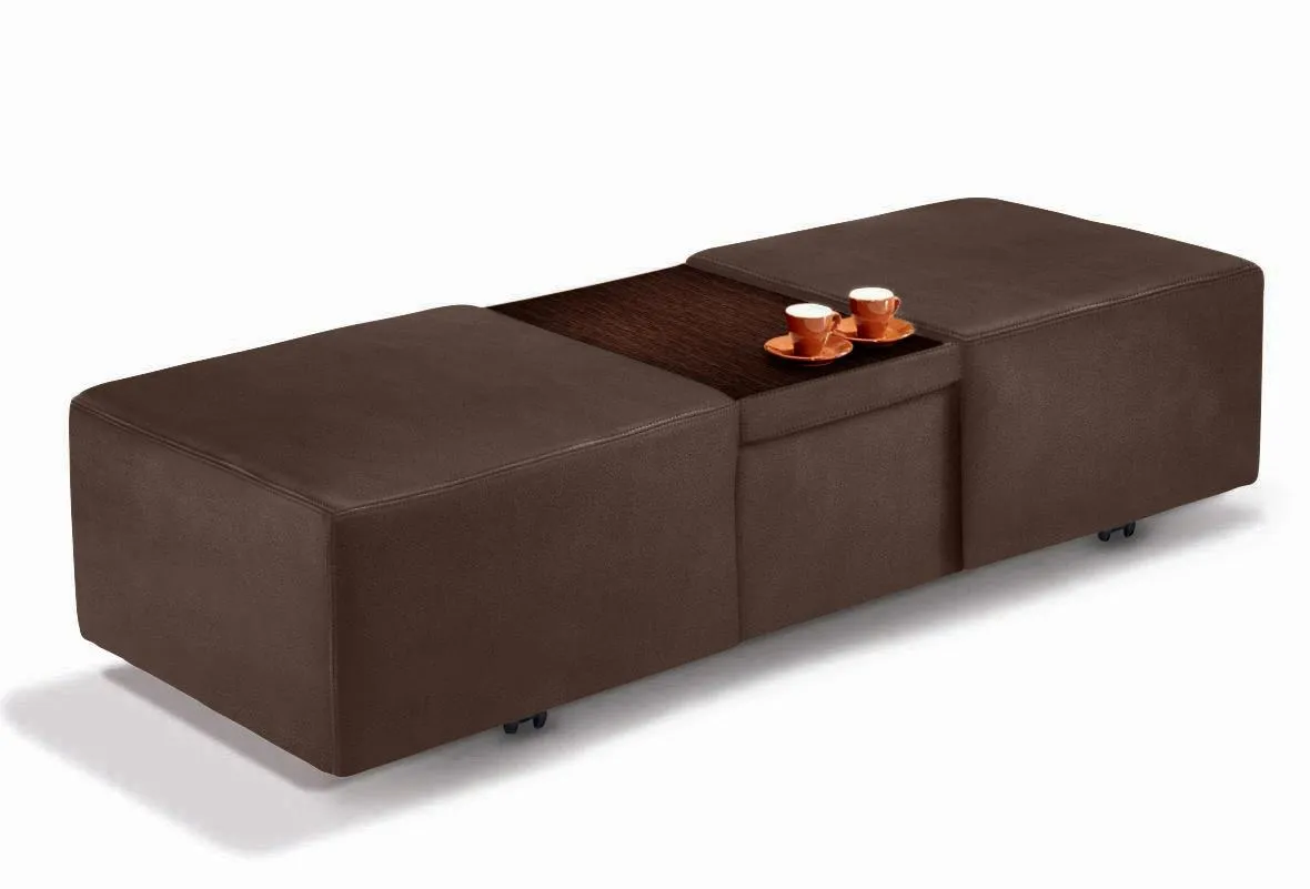 W.SCHILLIG Hocker »taboo«, ausziehbar, inklusive Zwischenablage W.SCHILLIG chocolate S37