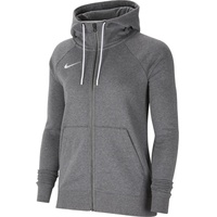 Nike Damen Nk Flc Park20 Fz Hoodie Und Reißverschluss -Sweatshirt, Charcoal Heathr/White/White, M