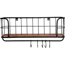 SIT Möbel Wandregal This&That 75 x 20 x 30 cm Schwarz