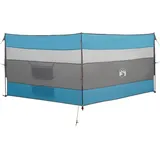 vidaXL Camping-Windschutz Blau 340x130 cm Wasserdicht