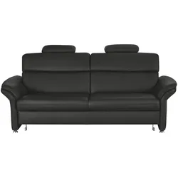 Kollektion Kraft Einzelsofa Leder Manon ¦ schwarz ¦ Maße (cm): B: 228 H: 94 T: 92