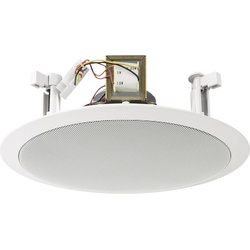 Monacor ELA-Einbaulautsprecher EDL-28 (1 Stk.), Einbaulautsprecher, Weiss