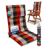 Set Auflage Sitzauflage Gartenstuhl Kissen Polsterauflage Stuhl Hochlehner UV