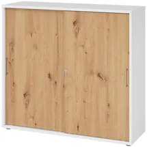 bümö Aktenschrank 120 cm x 110 cm x 40 cm weiß