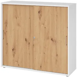 bümö Aktenschrank 120 cm x 110 cm x 40 cm weiß