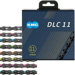 KMC Kette DLC11 11-fach. 118 Glieder Missing Link. 1/2x11/128. schwarz/gelb GELB No Size