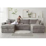 OTTO home Wohnlandschaft Polyester 2-Sitzer Beige