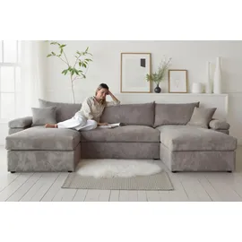 OTTO home Wohnlandschaft Polyester 2-Sitzer Beige
