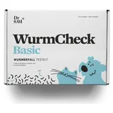 Dr. SAM Wurmtest für Hunde und Katzen- Pawcheck Gesundheitstestkit als einfacher zertifizierter Labortest für zuhause - schnelles Ergebnis - Worm Test for Dogs and Cats