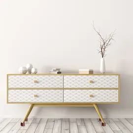 Relaxdays Möbelerhöhung Bambus, 4er Set, Tischerhöhung, Sockelfuß, Stuhlerhöhung, 9,4 cm groß, Dunkelbraun