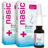 nasic für Kinder Nasenspray 2 x 10 ml 2x10 Milliliter